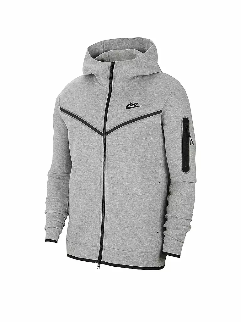 NIKE | Herren Kapuzenjacke Sportswear Tech Fleece | grau