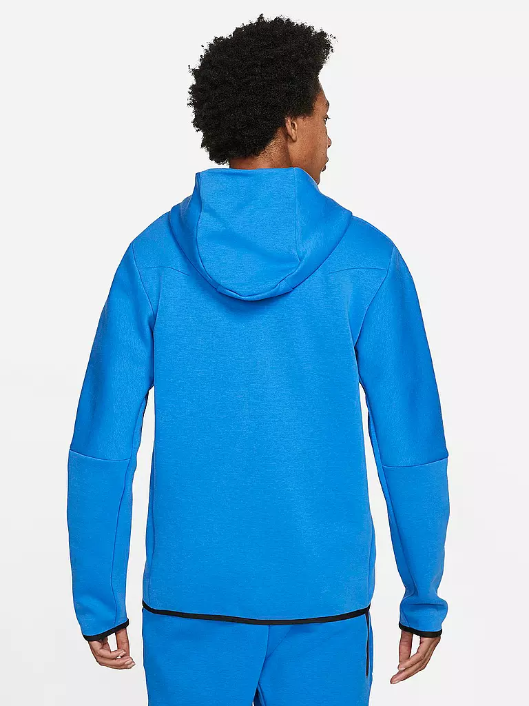 NIKE | Herren Kapuzenjacke Sportswear Tech Fleece | blau