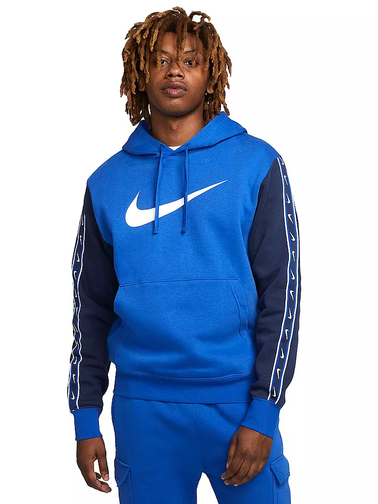 NIKE | Herren Kapuzenpullover Sportswear Repeat | blau