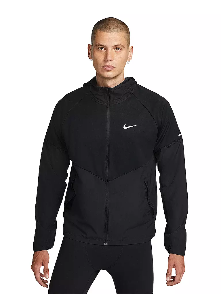 NIKE | Herren Laufjacke Therma-FIT Repel Miler | schwarz