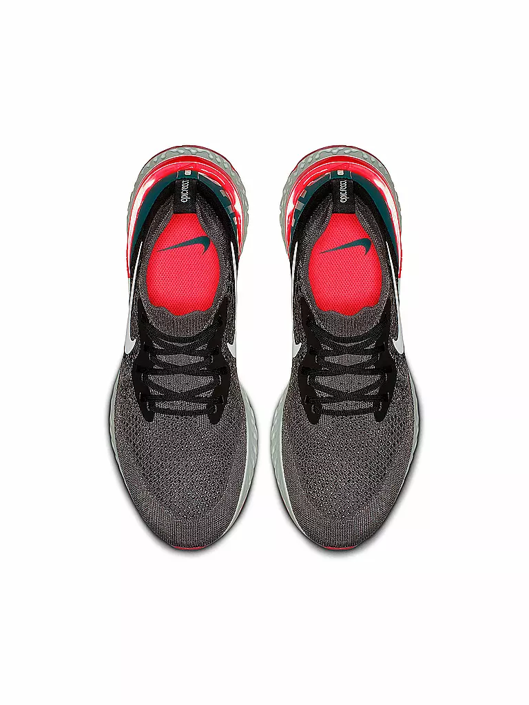 NIKE | Herren Laufschuh Epic React Flyknit GUNSMOKE / WHITE | grau