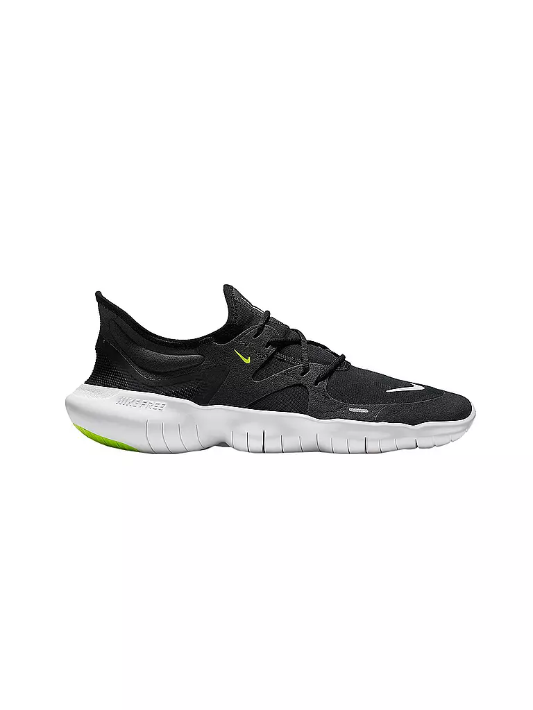 NIKE | Herren Laufschuh Free RN 5.0 Schwarz/Anthrazit/Volt/Weiß | schwarz