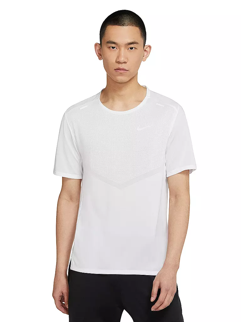 NIKE | Herren Laufshirt Dri-FIT Rise 365 | weiss