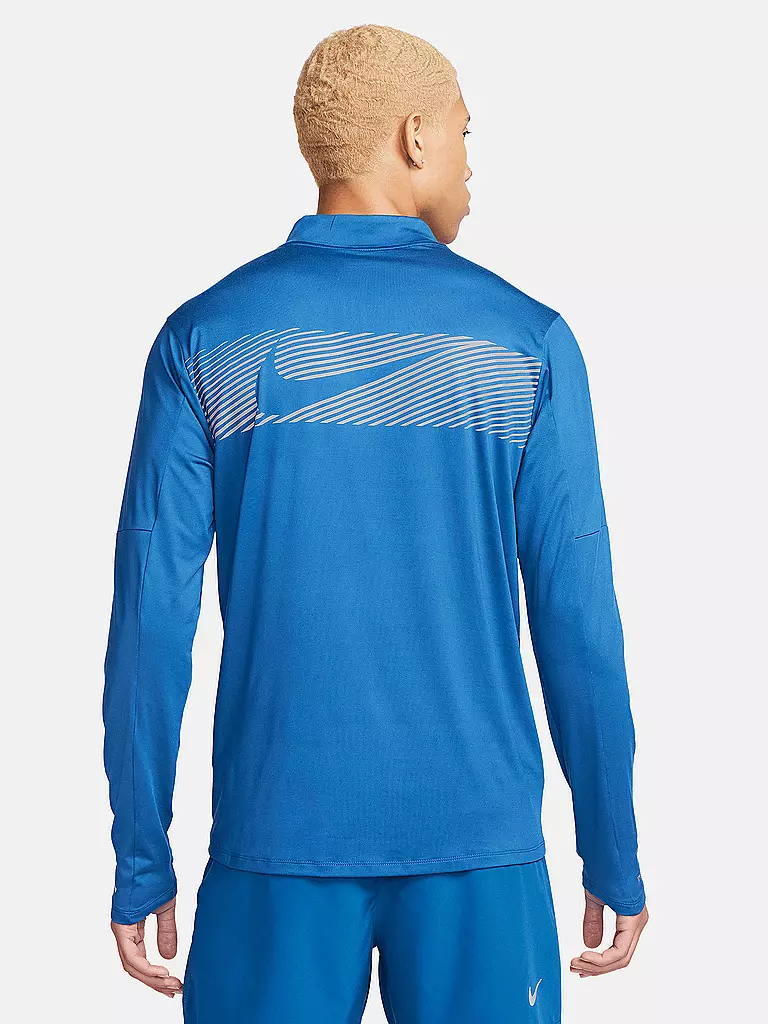 NIKE | Herren Laufshirt Flash Dri-FIT | dunkelblau