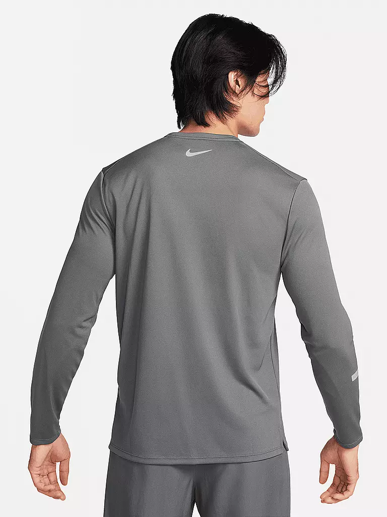 NIKE | Herren Laufshirt Miler Flash Dri-FIT UV | grau