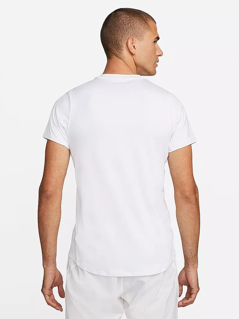 NIKE | Herren Laufshirt NikeCourt Dri-FIT Advantage | weiss