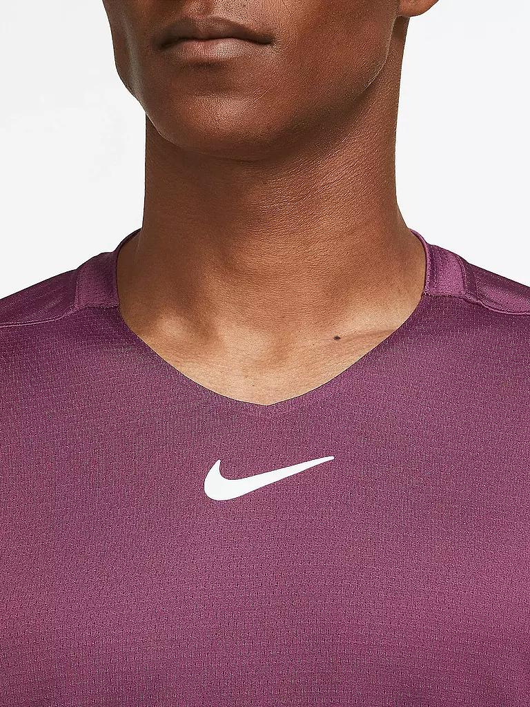 NIKE | Herren Laufshirt NikeCourt Dri-FIT Advantage | dunkelrot