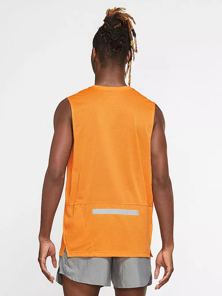 NIKE | Herren Lauftank Dri-FIT Run Division Rise 365 | orange