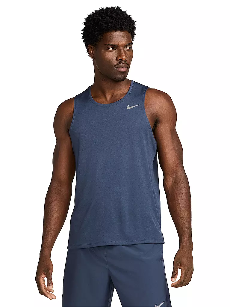 NIKE | Herren Lauftank Miler | dunkelblau