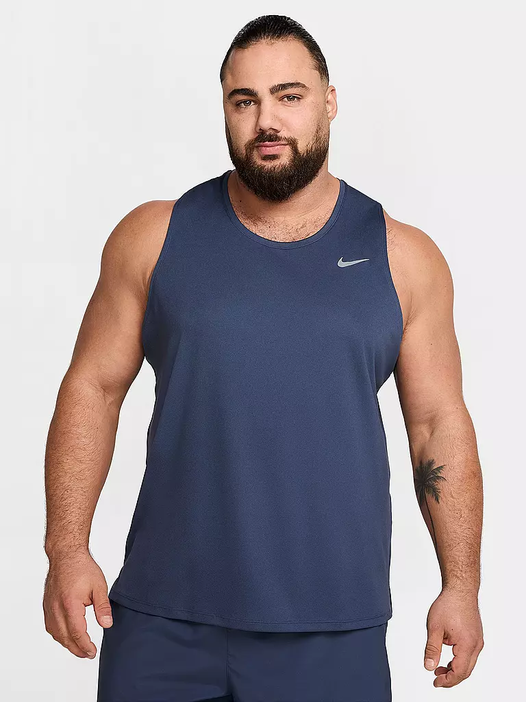 NIKE | Herren Lauftank Miler | dunkelblau