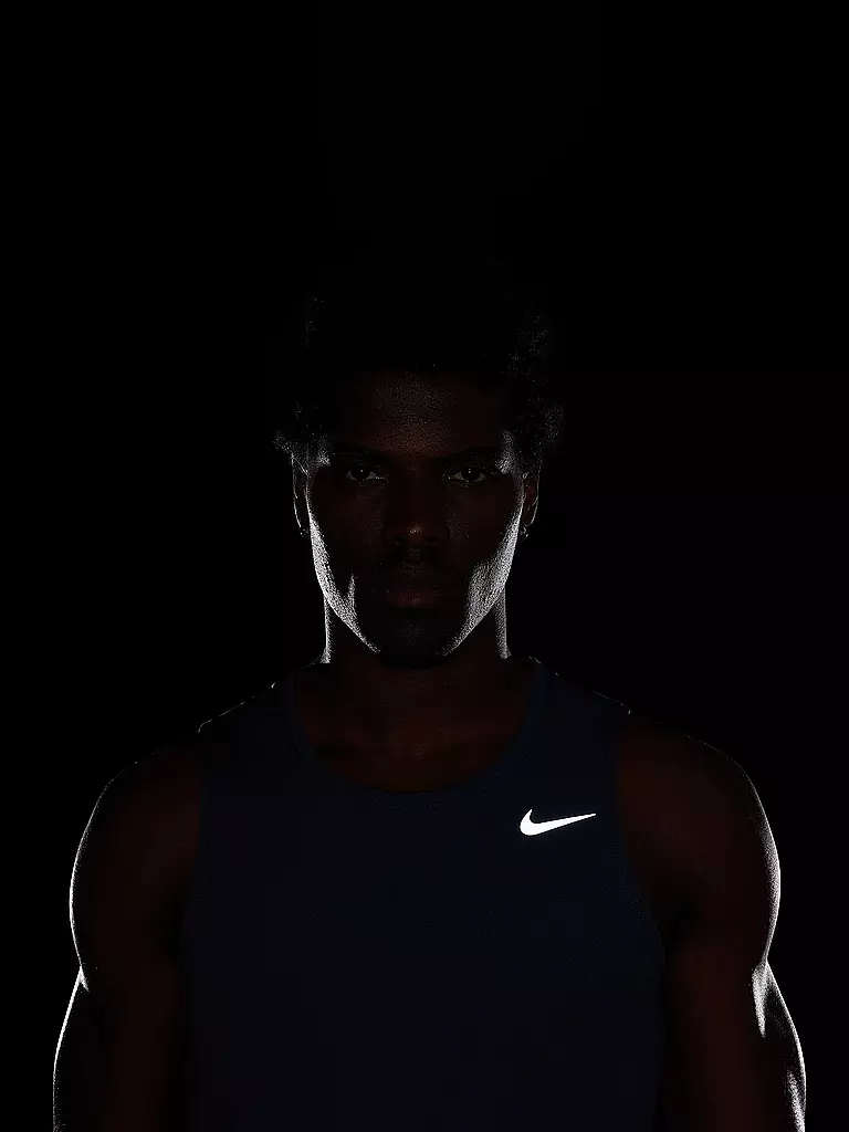 NIKE | Herren Lauftank Miler | dunkelblau