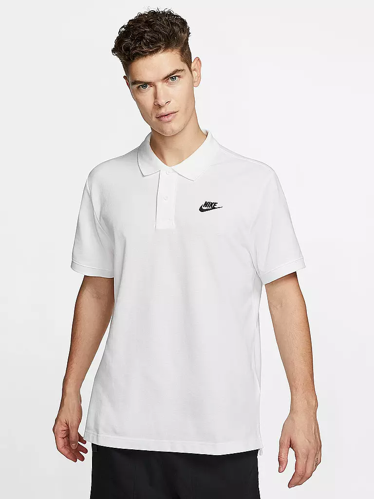 NIKE | Herren Poloshirt Sportswear | weiß