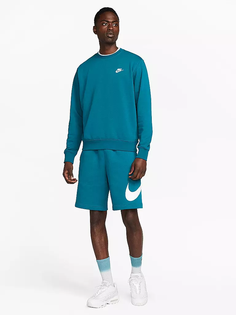 NIKE | Herren Sweater Sportswear Club French Terry | petrol