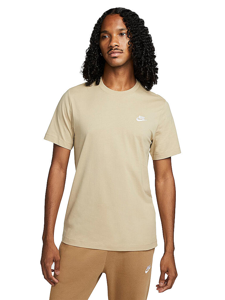 NIKE Herren T-Shirt Nike Sportswear Club beige