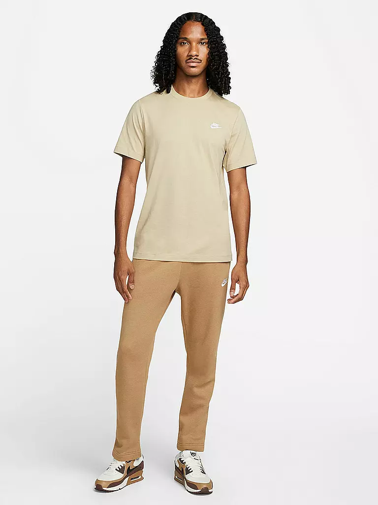 NIKE | Herren T-Shirt Nike Sportswear Club | beige