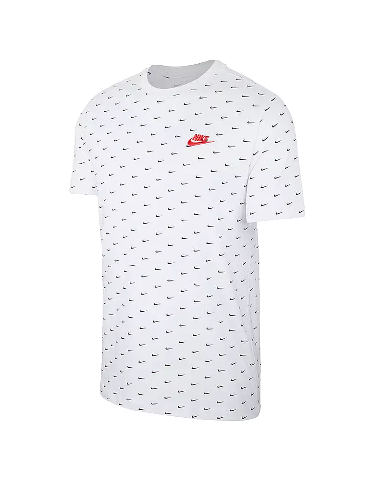 NIKE | Herren T-Shirt Sportswear Mini Swoosh | weiß