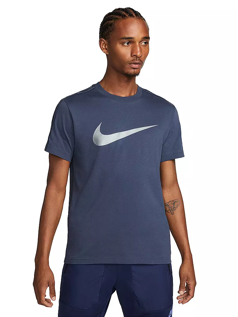 NIKE | Herren T-Shirt Sportswear Repeat | dunkelblau