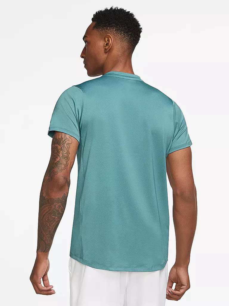 NIKE | Herren Tennispolo NikeCourt Dri-FIT Advantage | petrol