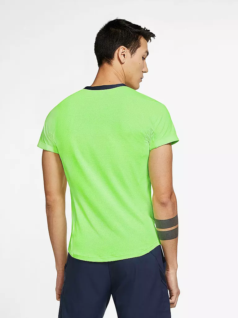 NIKE | Herren Tennisshirt NikeCourt Dri-FIT ADV Rafa French Open | grün