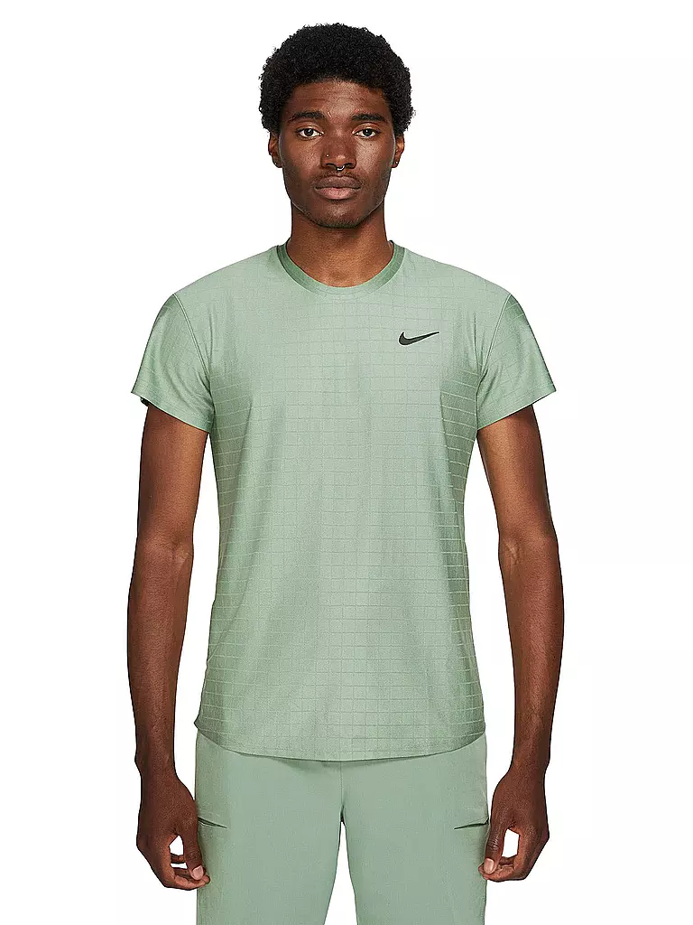 NIKE | Herren Tennisshirt NikeCourt Dri-FIT Advantage | hellgrün