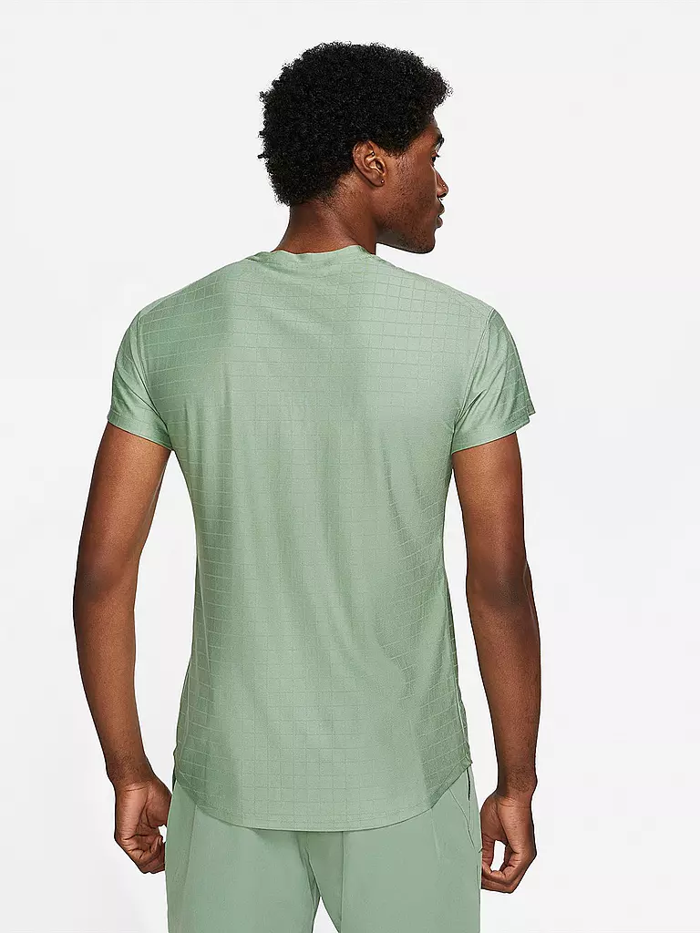 NIKE | Herren Tennisshirt NikeCourt Dri-FIT Advantage | hellgrün