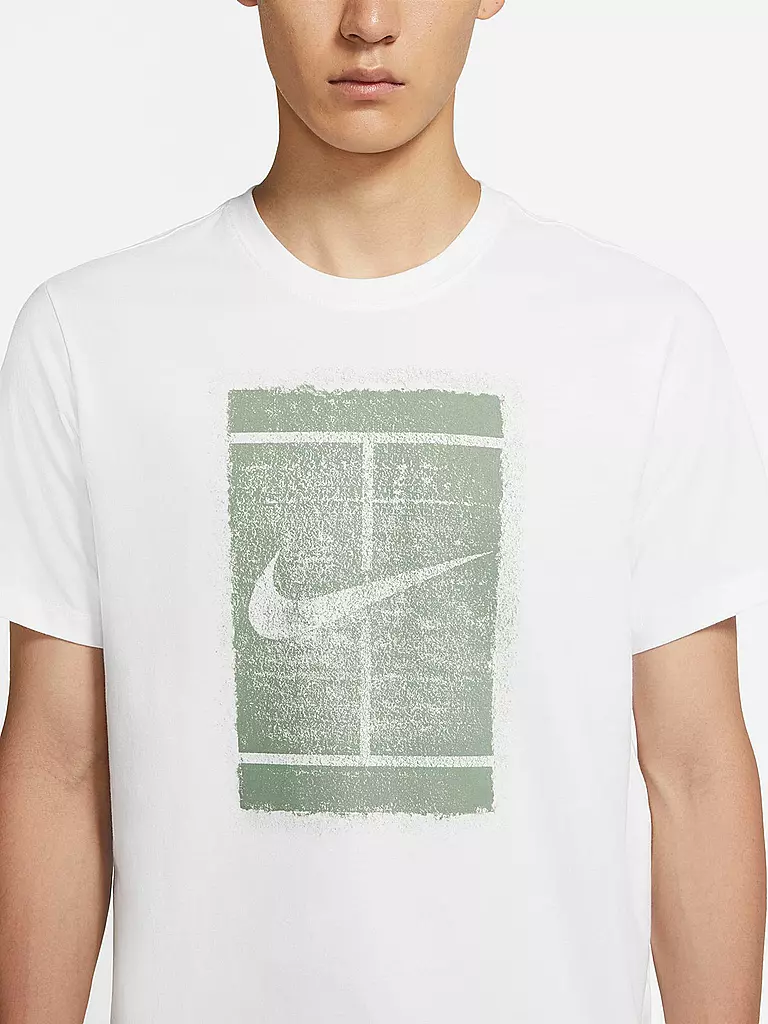 NIKE | Herren Tennisshirt NikeCourt | weiß