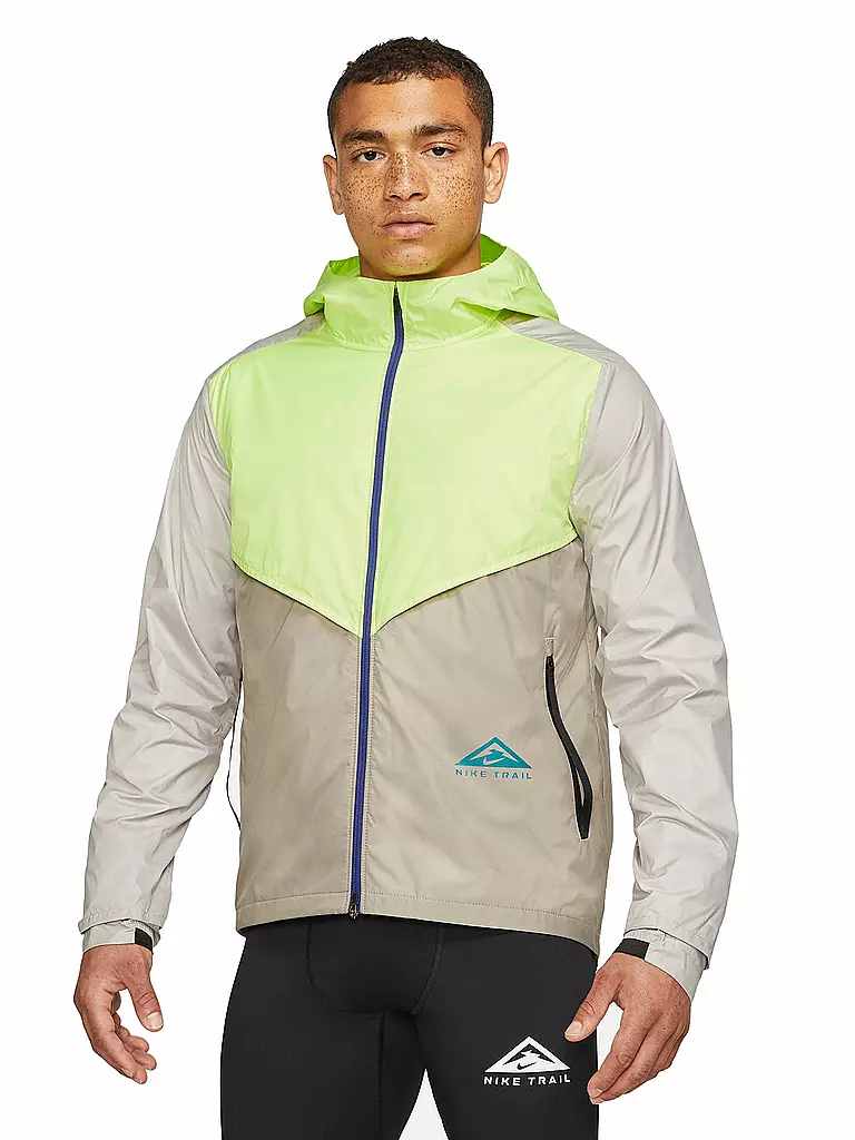 NIKE | Herren Trail Laufjacke Nike Windrunner | gelb