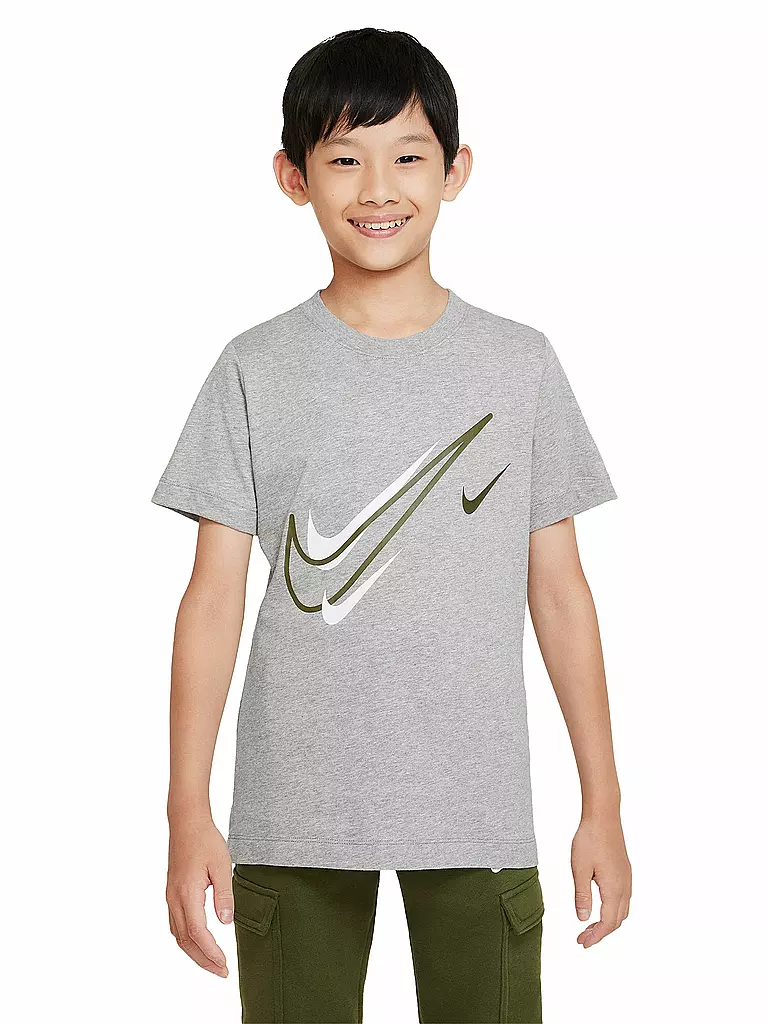 NIKE | Jungen Fitnessshirt Sportswear | grau