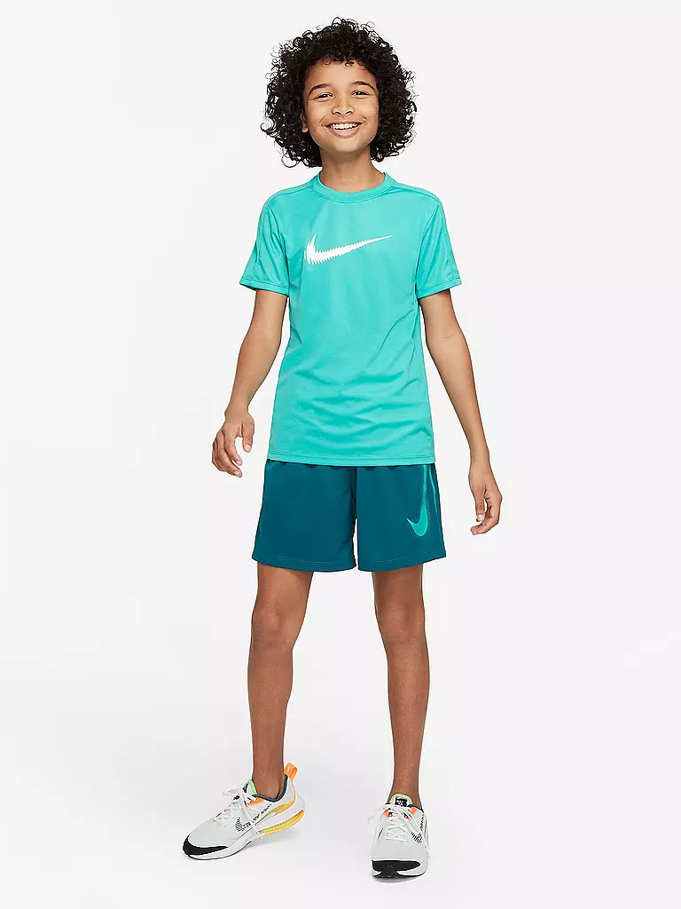 NIKE | Jungen Fitnessshort Multi  | petrol