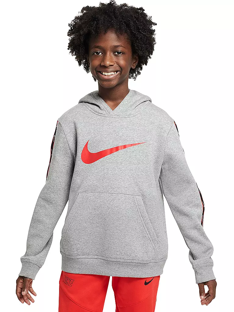 NIKE | Jungen Hoodie Sportswear Repeat | grau