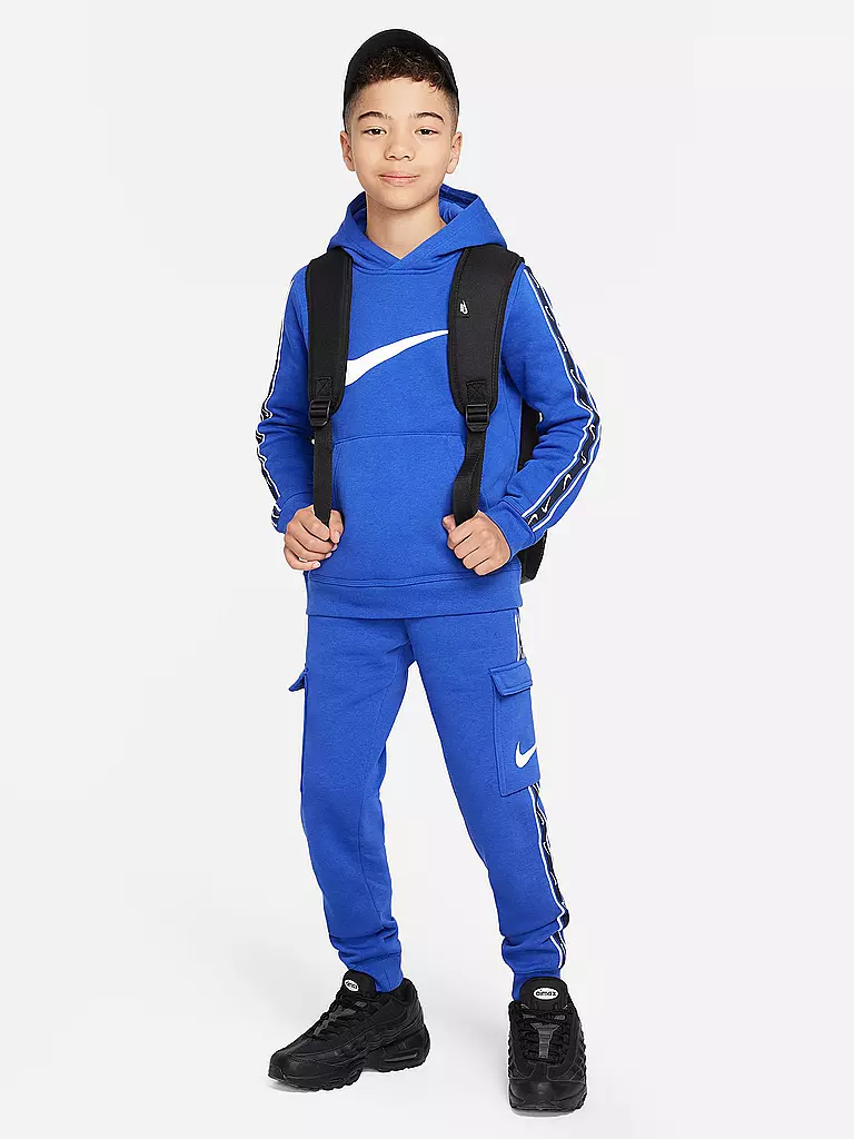 NIKE | Jungen Hoodie Sportswear Repeat | blau