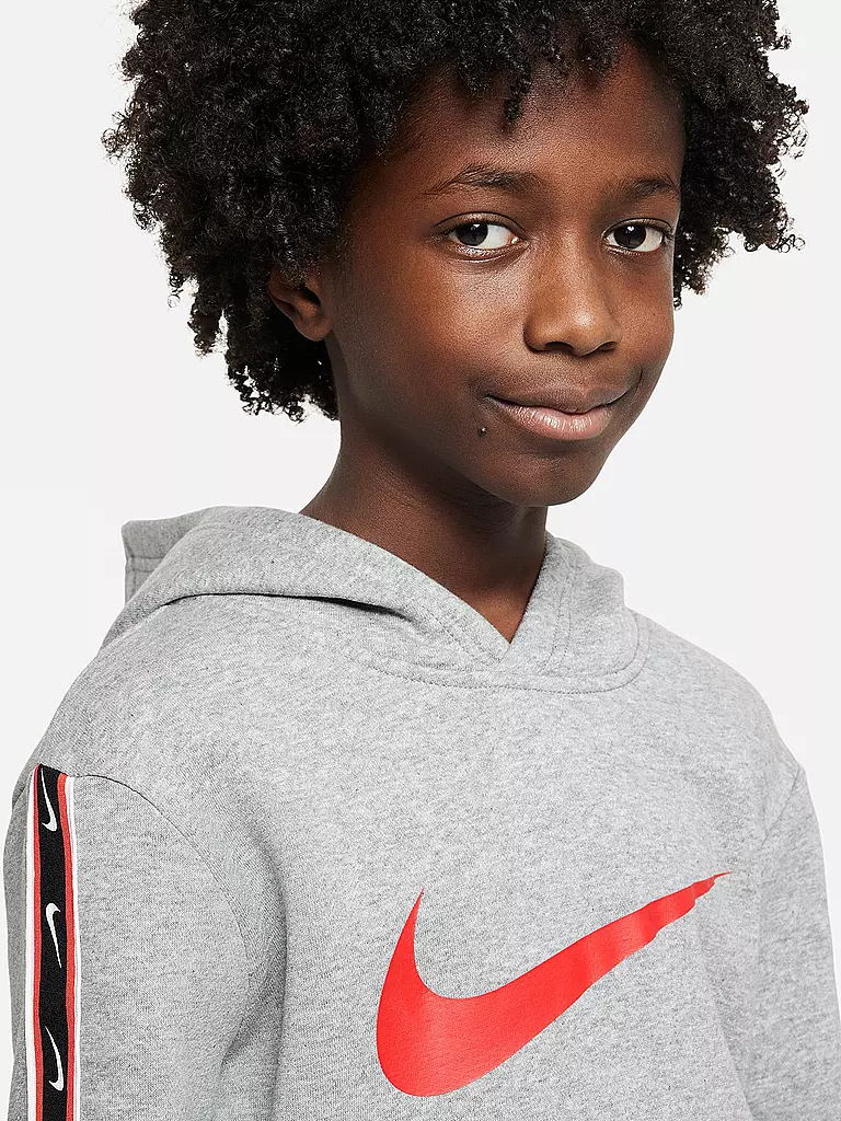 NIKE | Jungen Hoodie Sportswear Repeat | grau