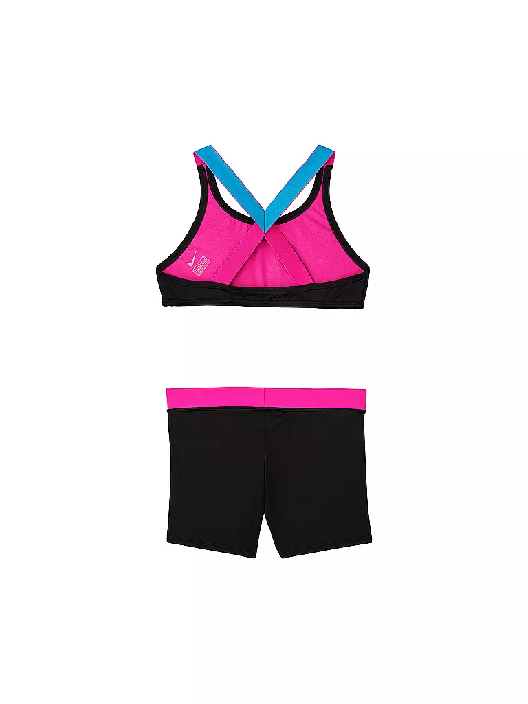 NIKE | Mädchen Bikini Rift Prism Crossback Sport | schwarz