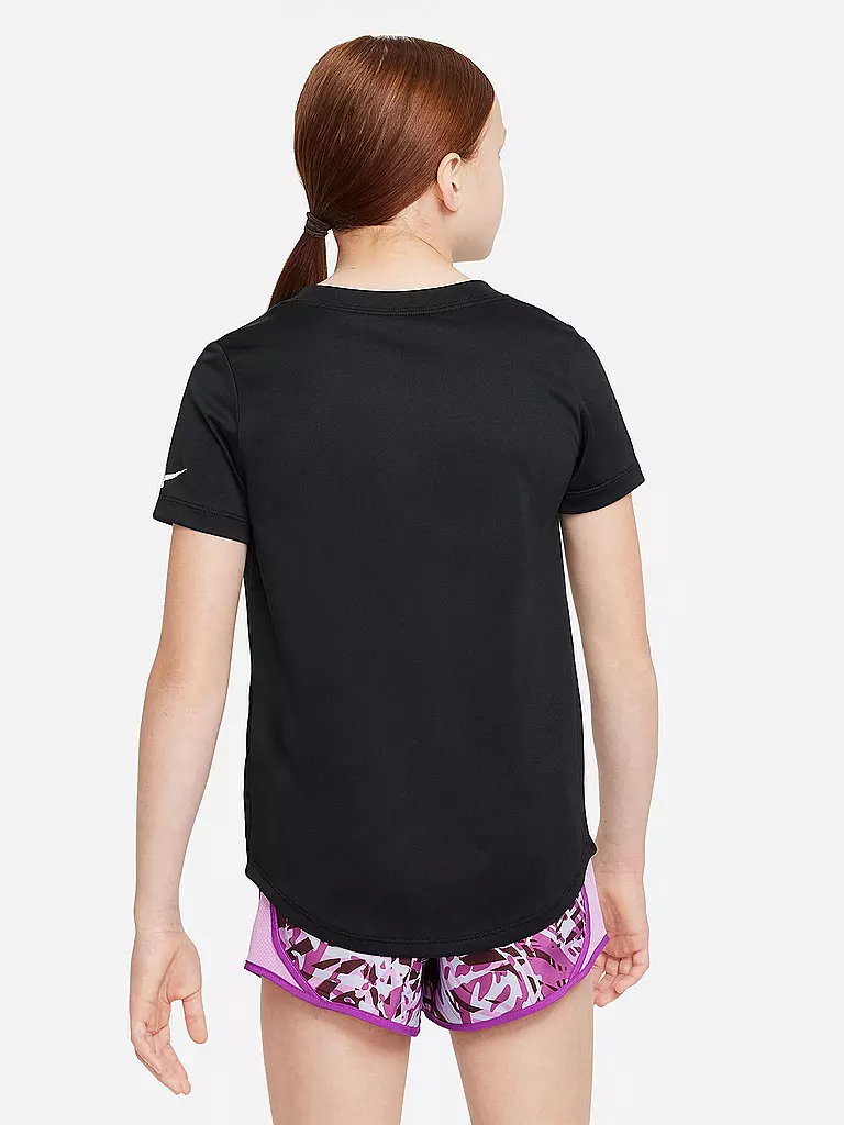 NIKE | Mädchen Fitnessshirt Dri-FIT | schwarz