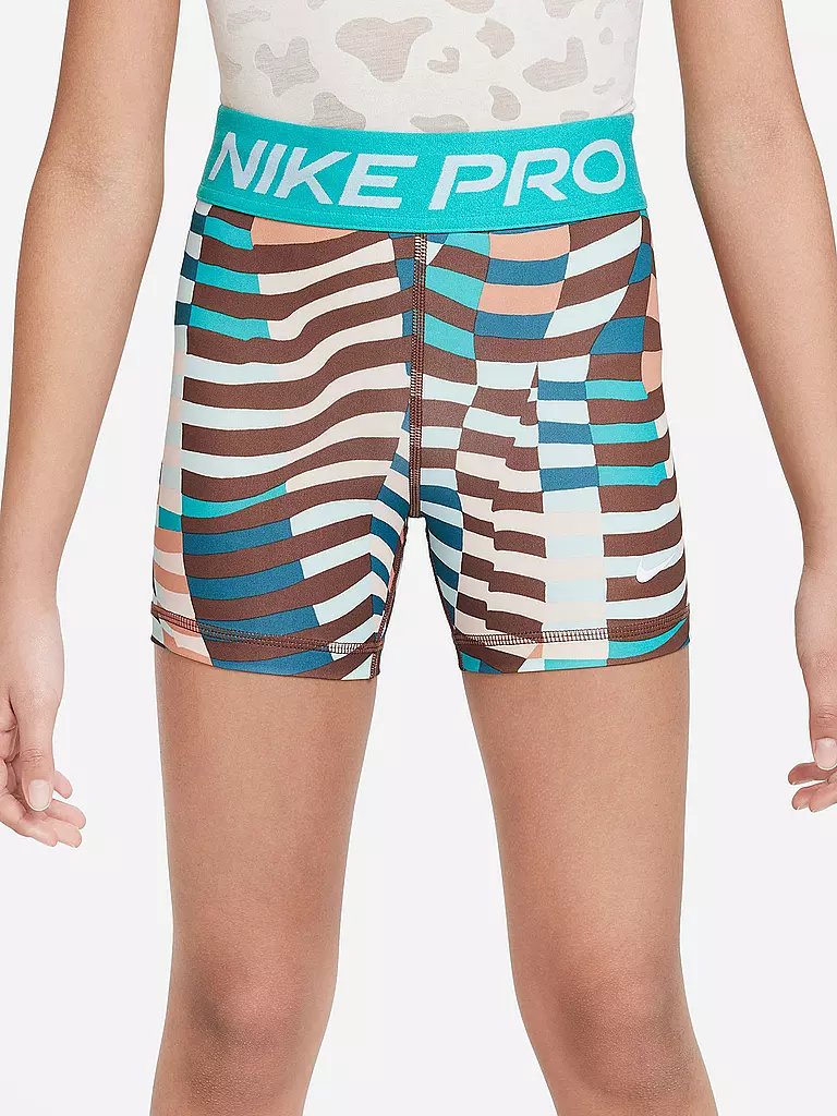 NIKE | Mädchen Fitnessshort Dri-FIT | petrol