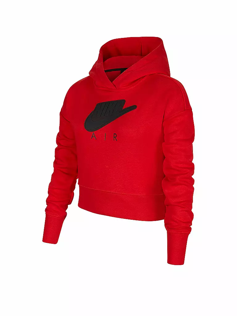 NIKE | Mädchen Hoodie Cropped | rot