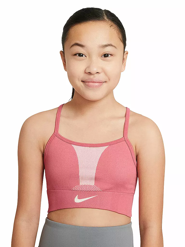 NIKE | Mädchen Sport-BH Dri-FIT Indy Low Support | rosa