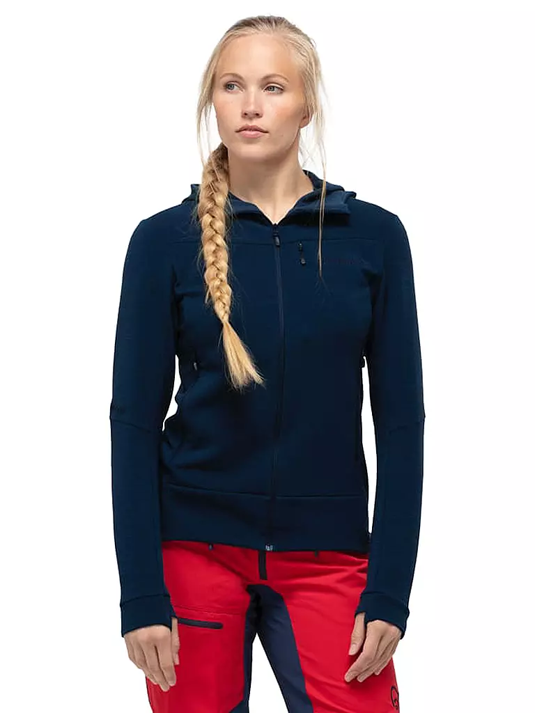 NORRØNA | Damen Fleecejacke falketind warm2 | blau