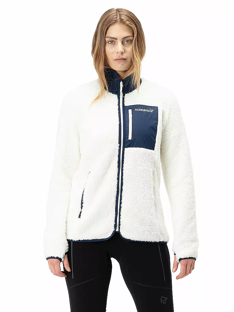 NORRØNA | Damen Fleecejacke norrøna  warm3 | weiß