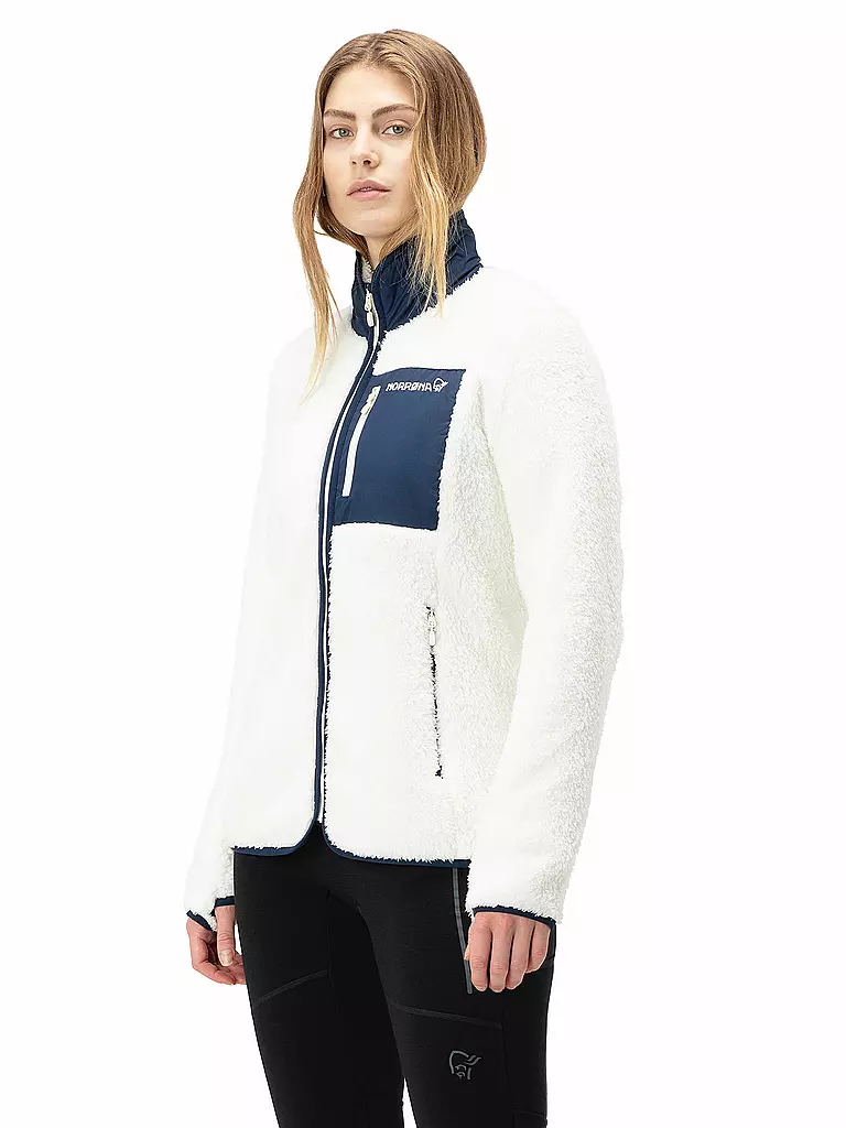 NORRØNA | Damen Fleecejacke norrøna  warm3 | weiß