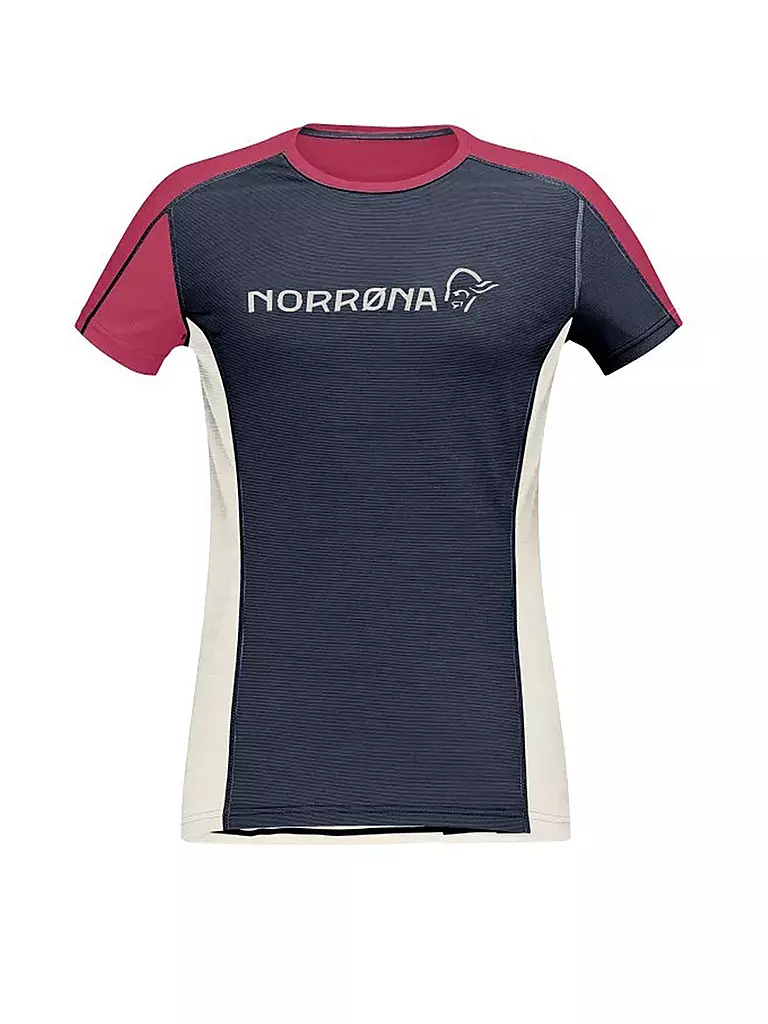 NORRØNA | Damen Funktionsshirt falketind Equaliser Merino Round Neck | blau