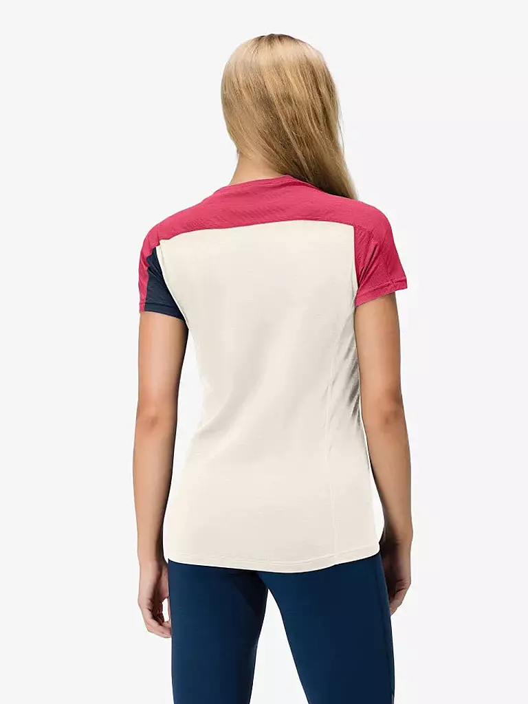 NORRØNA | Damen Funktionsshirt falketind Equaliser Merino Round Neck | blau