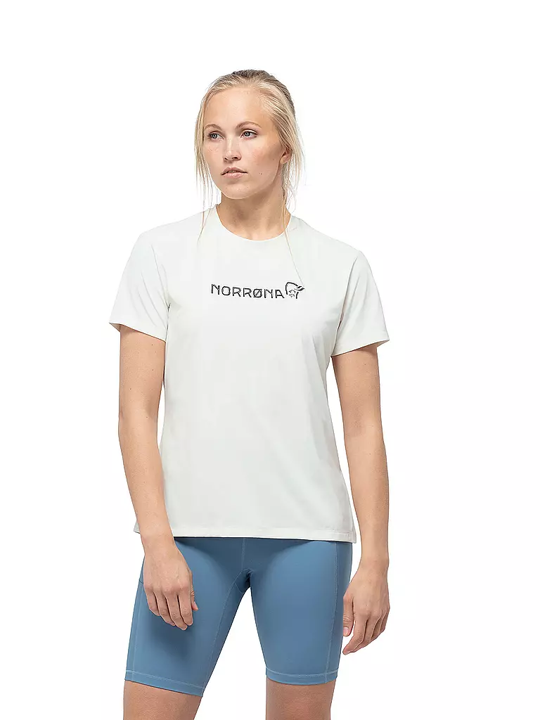 NORRØNA | Damen Funktionsshirt norrøna tech  | weiss