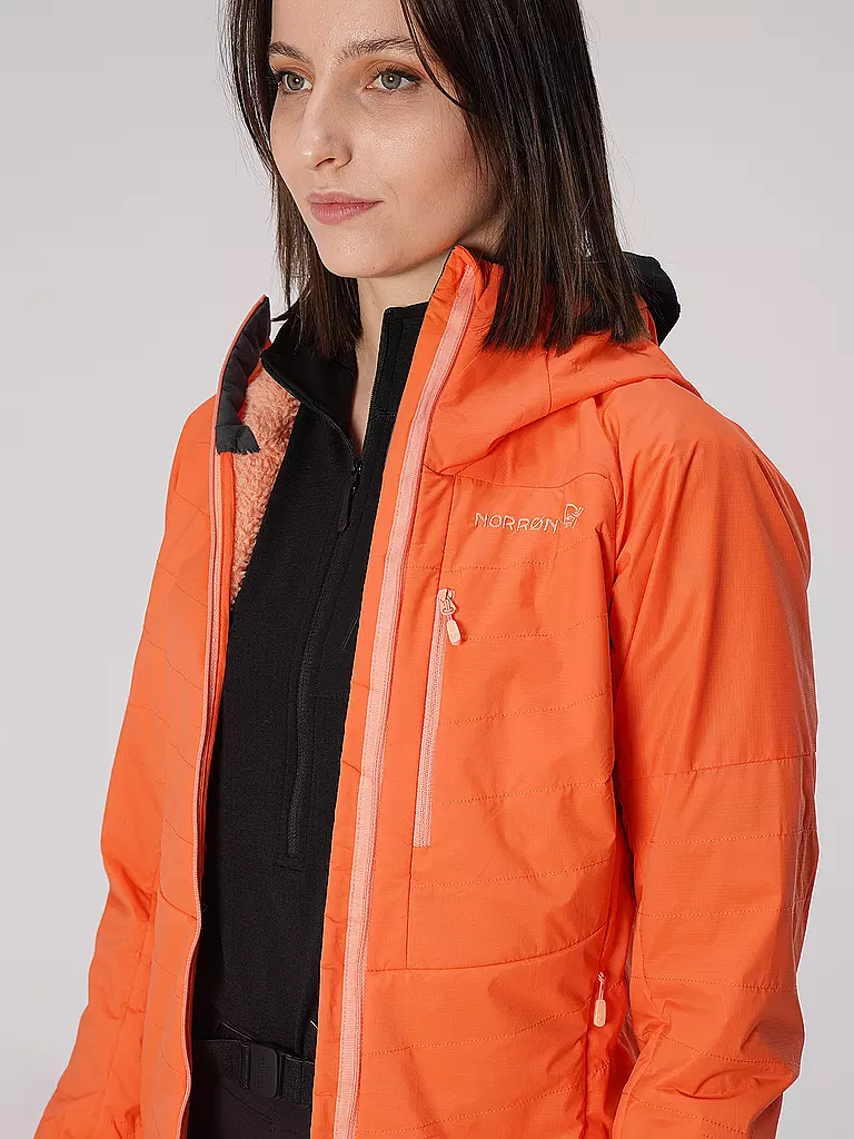 NORRØNA | Damen Isojacke lyngen alpha100 | orange