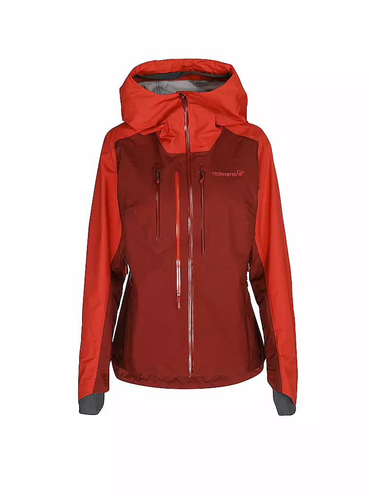 NORRØNA | Damen Tourenjacke lyngen Gore-Tex | rot