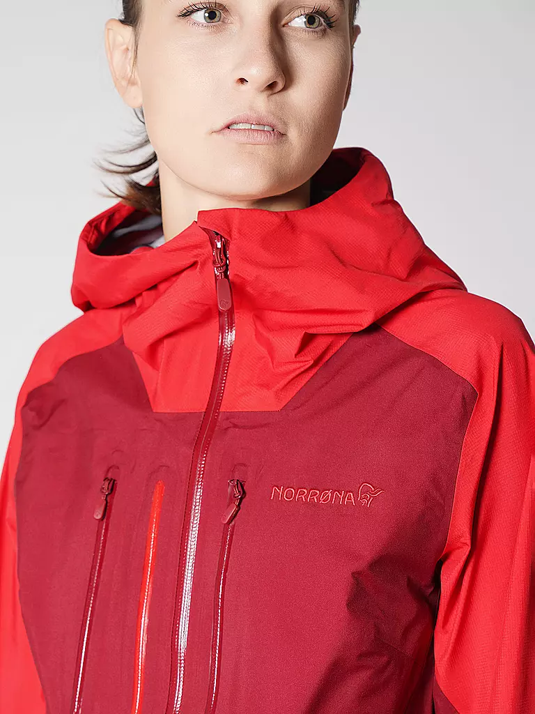 NORRØNA | Damen Tourenjacke lyngen Gore-Tex | rot