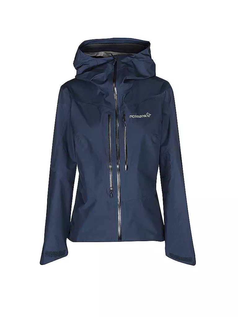 NORRØNA | Damen Wanderjacke falketind  Gore-Tex Paclite | dunkelblau