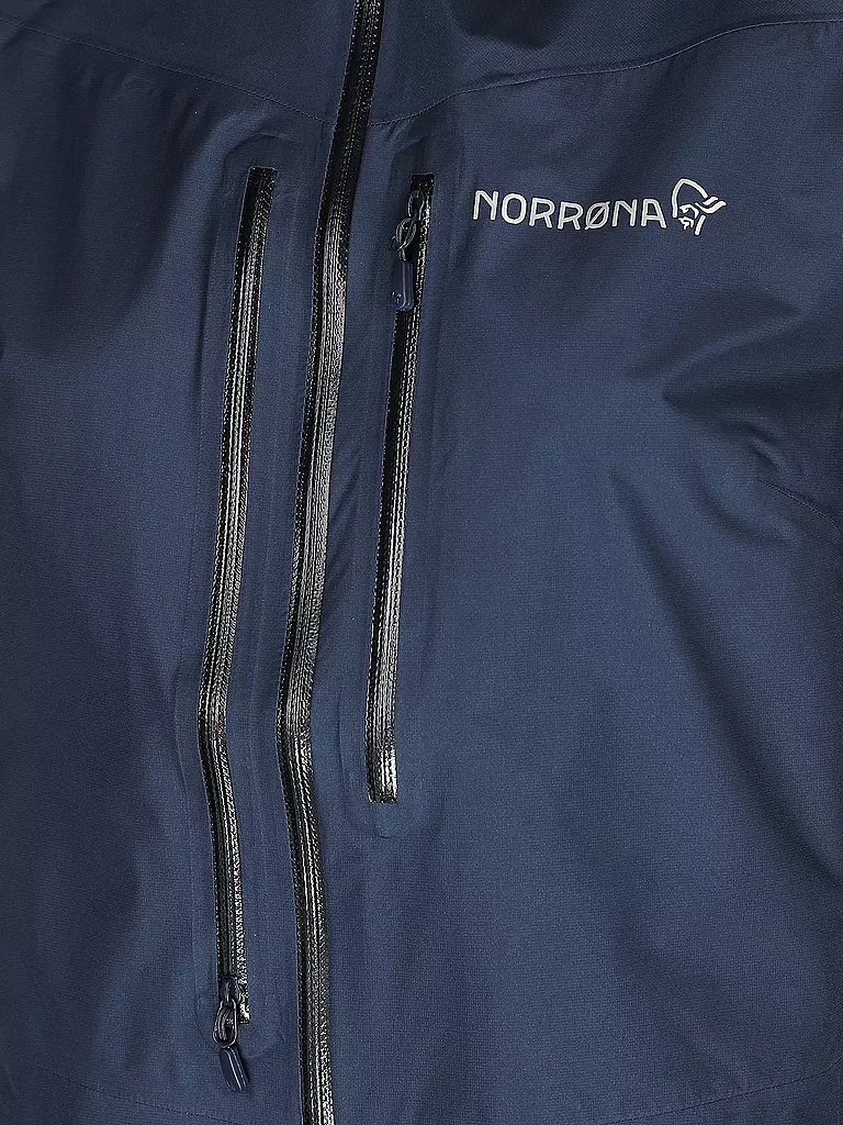 NORRØNA | Damen Wanderjacke falketind  Gore-Tex Paclite | dunkelblau