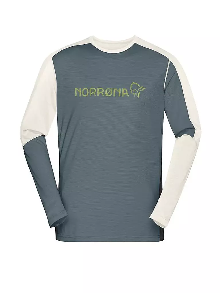NORRØNA | Herren Funktionsshirt falketind Equaliser Merino Round Neck | grau