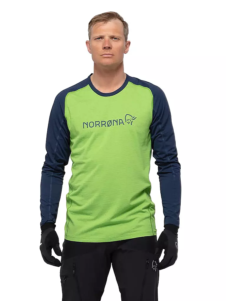 NORRØNA | Herren Funktionsshirt Fjora Equaliser Lightweight | grün